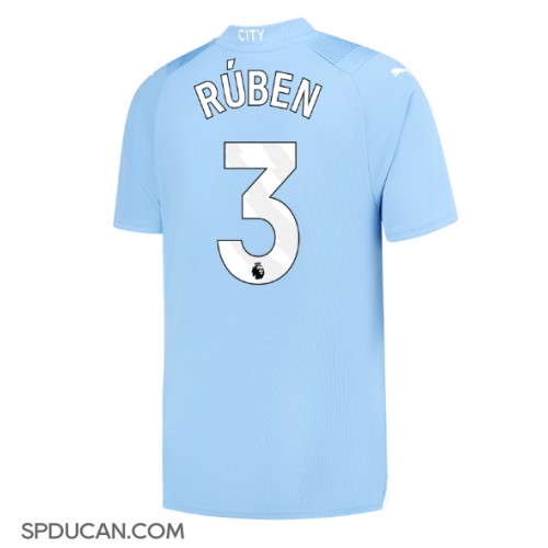 Muški Nogometni Dres Manchester City Ruben Dias #3 Domaci 2023-24 Kratak Rukav